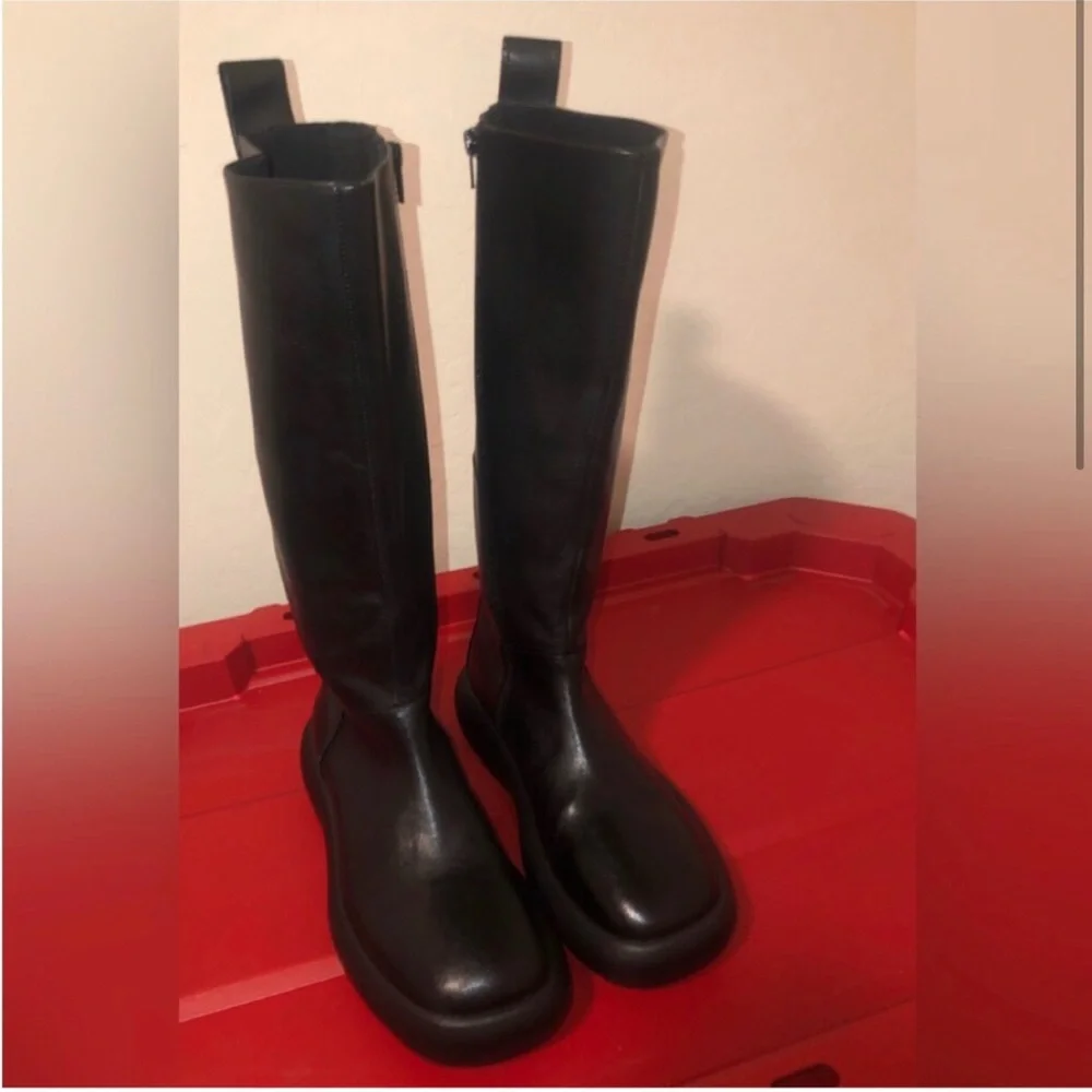 Vagabond Janick black Tall platform boots 40=10